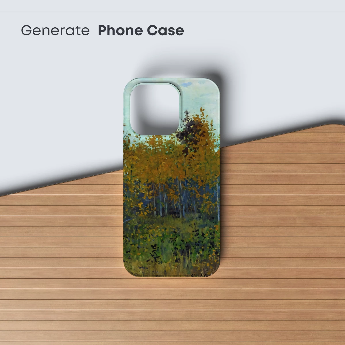 Autumnal Whisper: Impressionist Forest Glow - Image 3