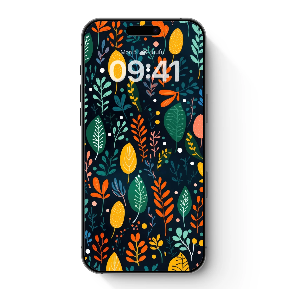 Autumnal Leaf Symphony: Vibrant Botanical Art