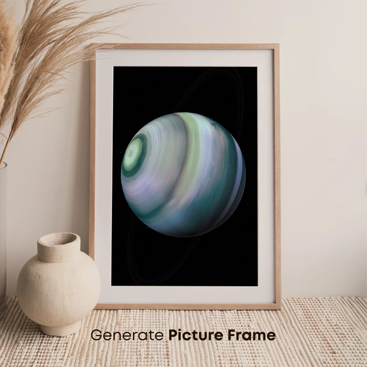 Ethereal Gas Giant: Swirling Serenity in Space - Image 7