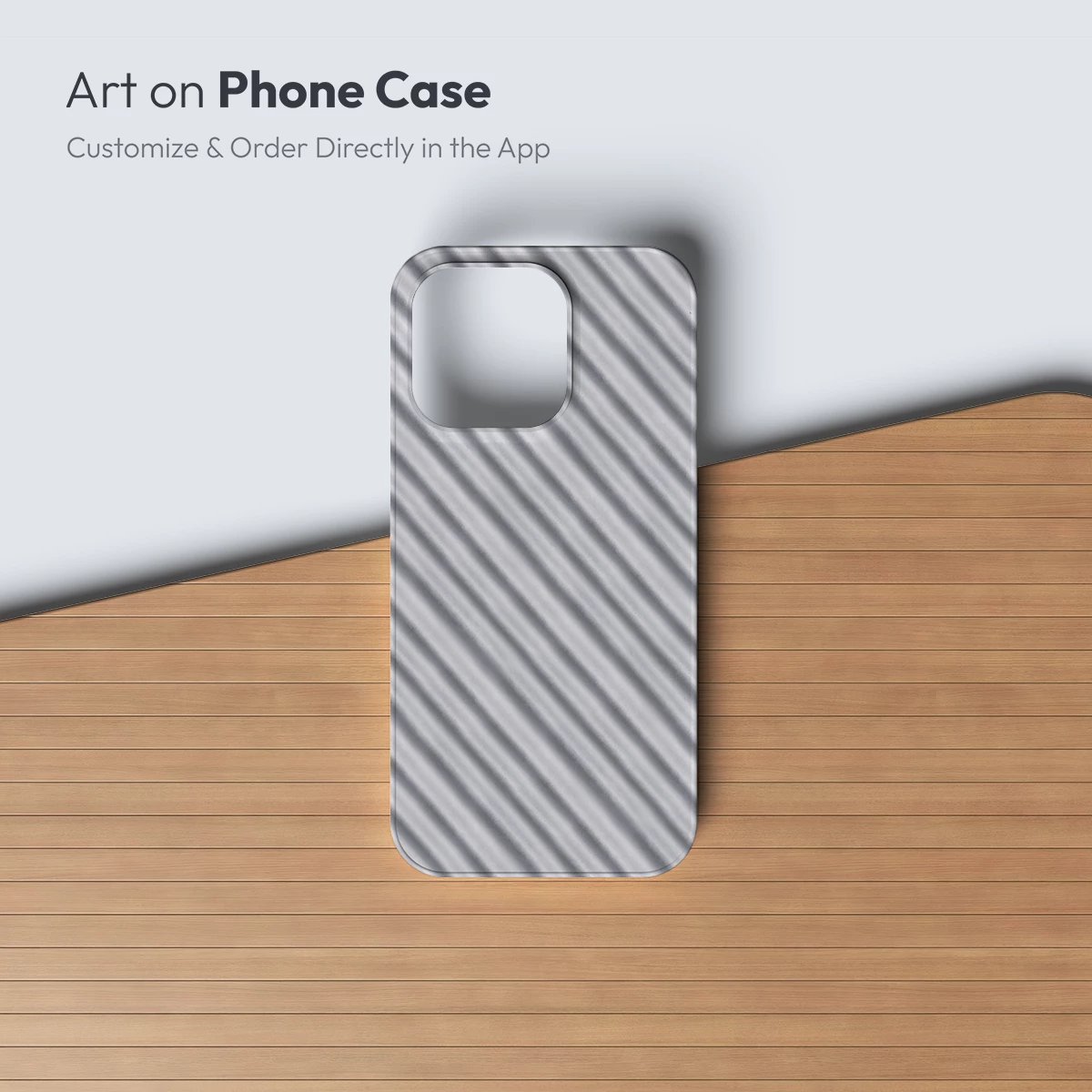 Diagonal Stripes in Monochrome Elegance - Image 3