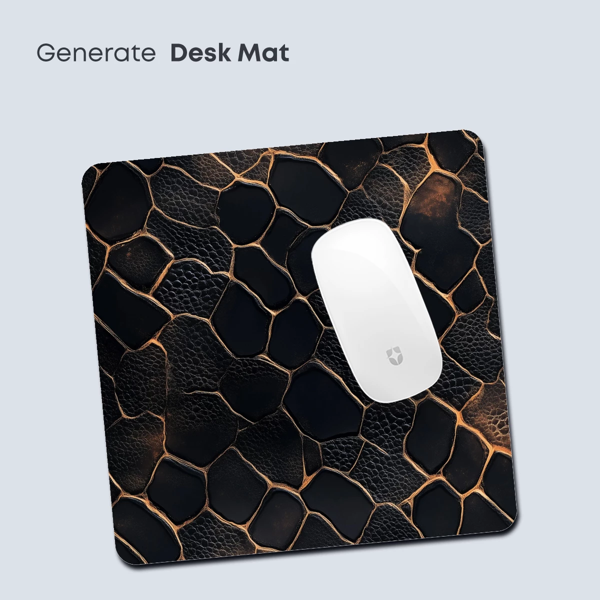 Golden Veins on Midnight Leather - Image 4