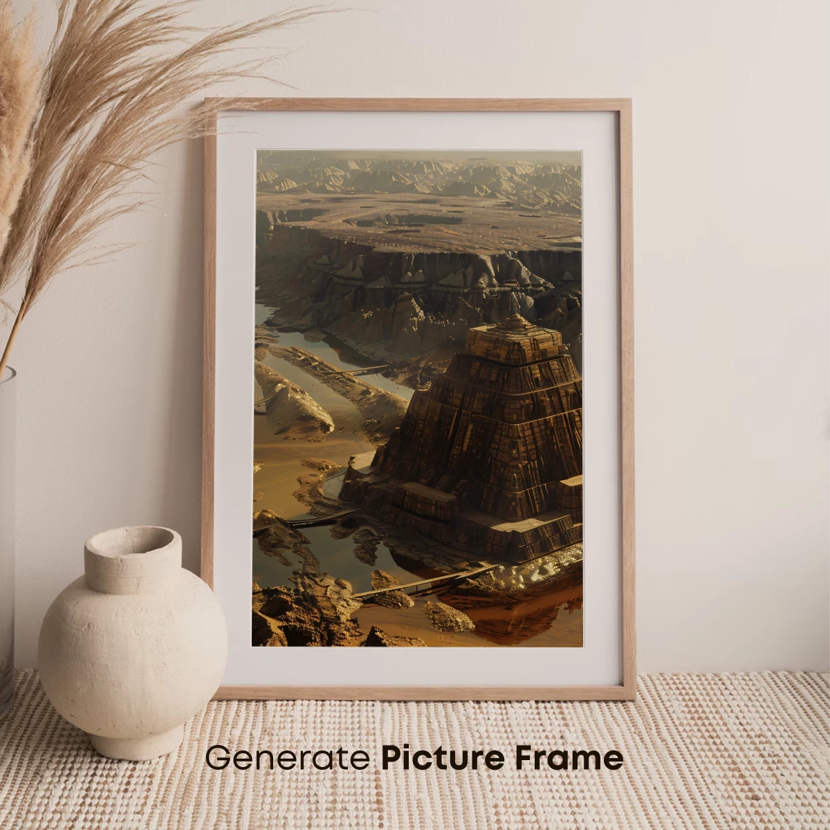 Desert Pyramid Oasis: A Monumental Mirage - Image 7