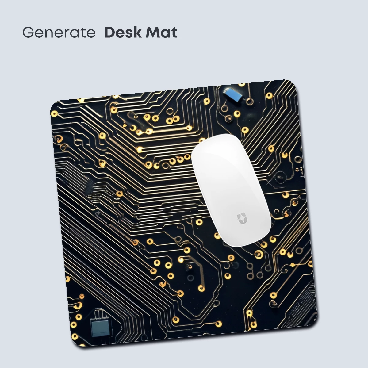 Circuit Symphony: Golden Traces on Midnight Canvas - Image 4