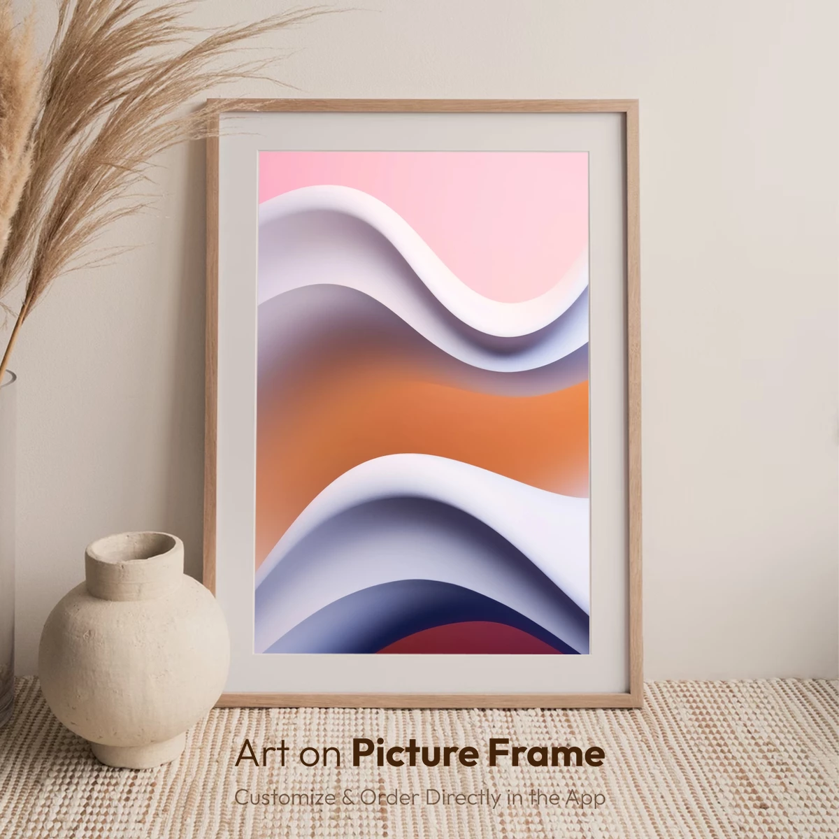 Fluid Waves of Color: Abstract Sculptural Art - Image 7