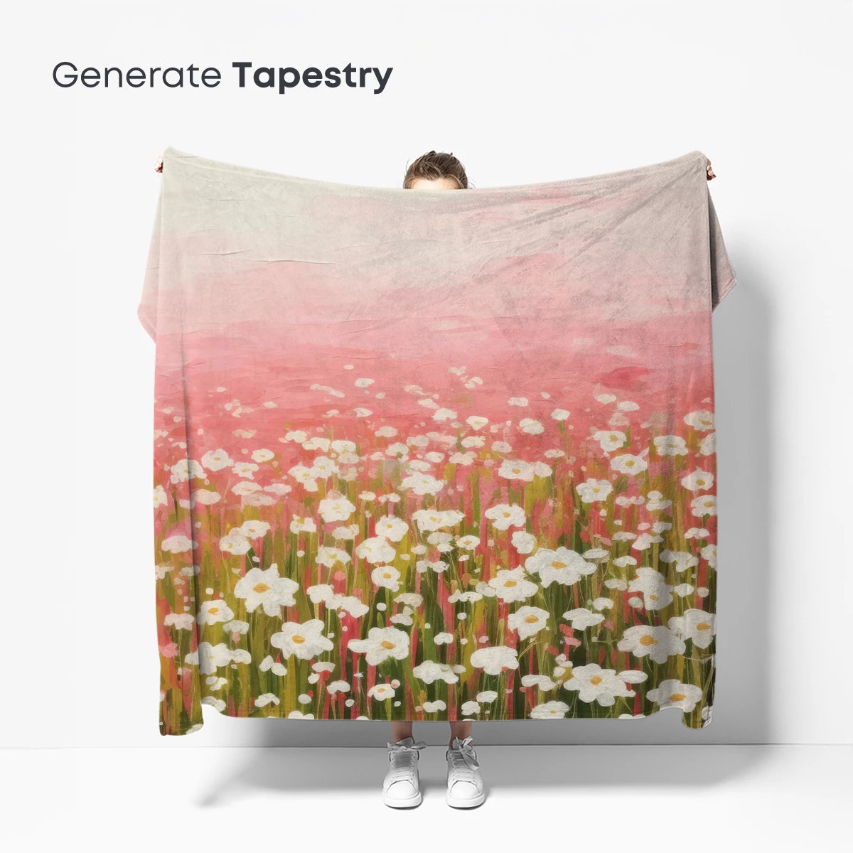 Daisy Dreamland: Soft Pink Horizon - Image 5