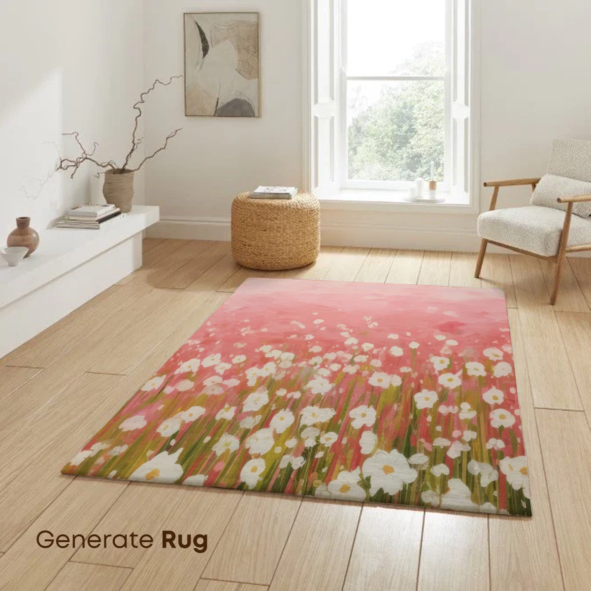 Daisy Dreamland: Soft Pink Horizon - Image 6