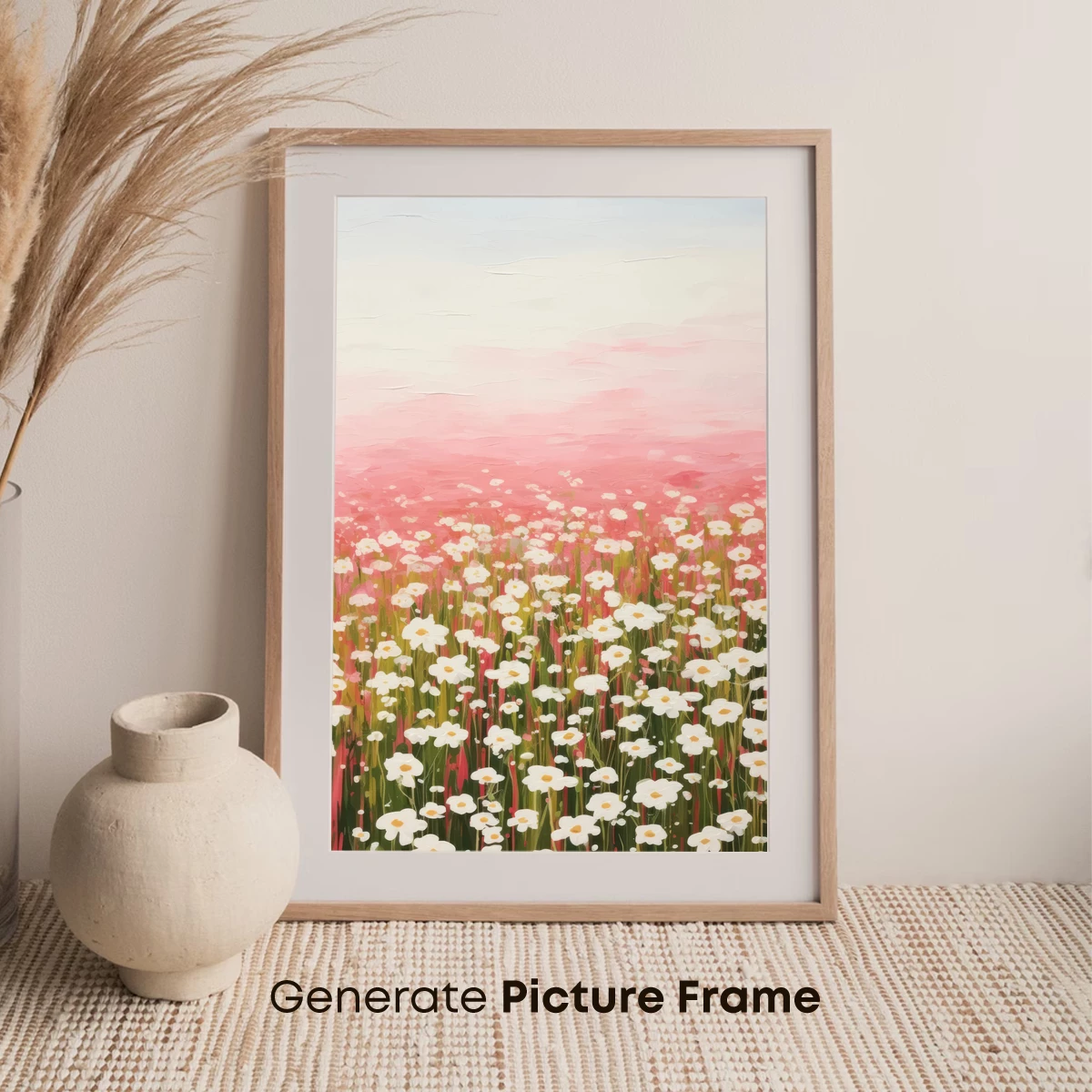 Daisy Dreamland: Soft Pink Horizon - Image 7