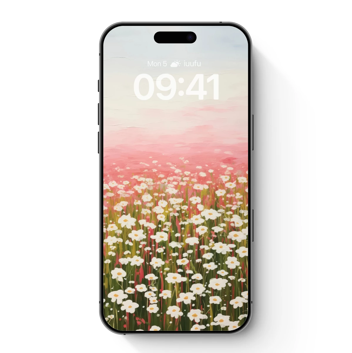 Daisy Dreamland: Soft Pink Horizon