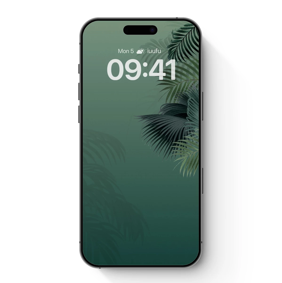 Emerald Palm Silhouettes: Tropical Elegance