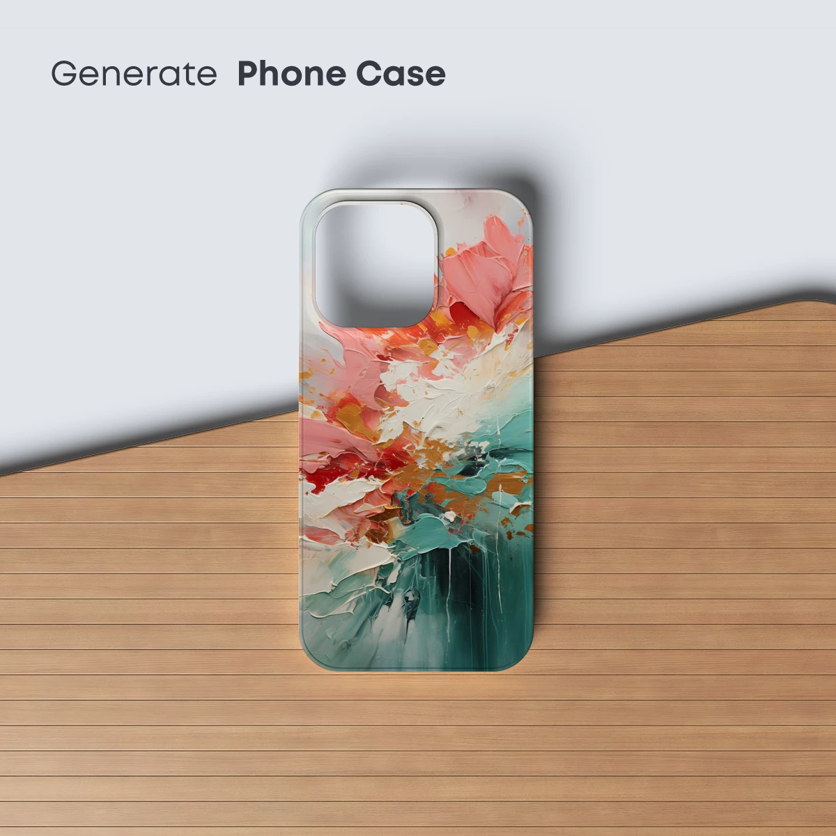 Abstract Floral Burst: Modern Palette Knife Artistry - Image 3