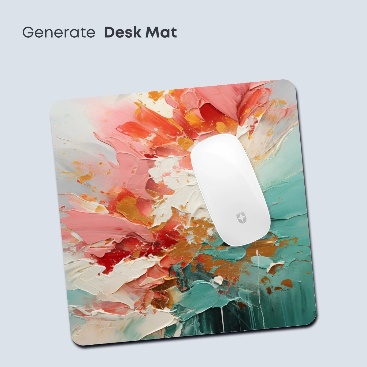 Abstract Floral Burst: Modern Palette Knife Artistry - Image 4