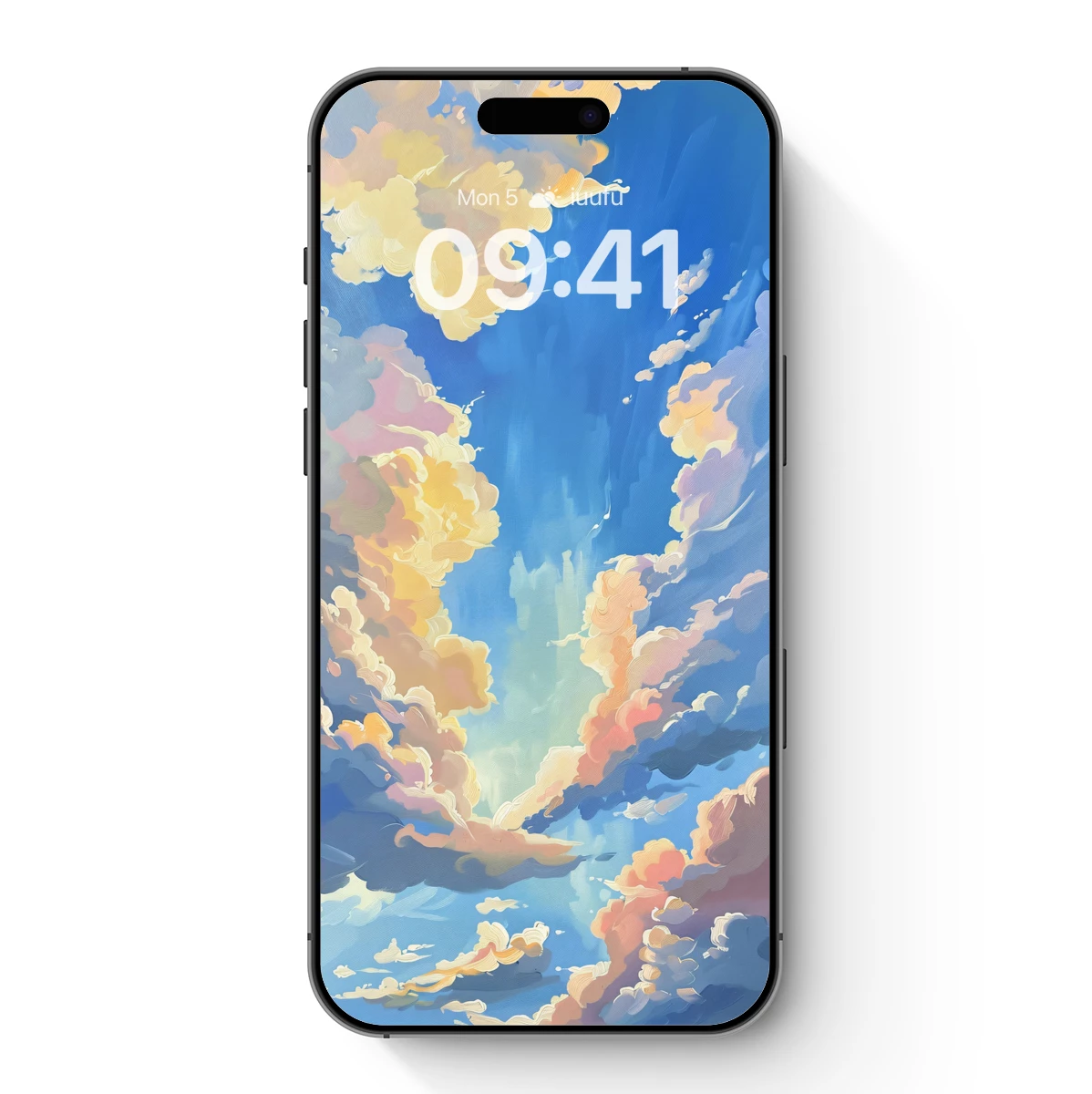 Dreamy Sky Symphony: Ethereal Clouds in Pastel Harmony