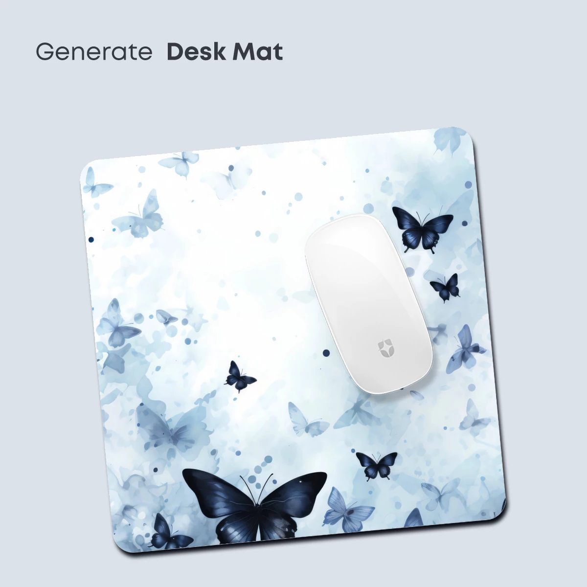 Ethereal Blue Butterflies: A Watercolor Dance - Image 4