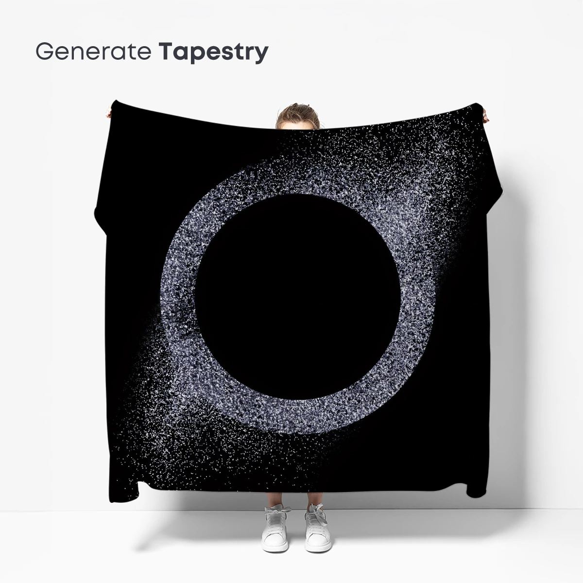 Ethereal Dust Ring: A Cosmic Halo - Image 5