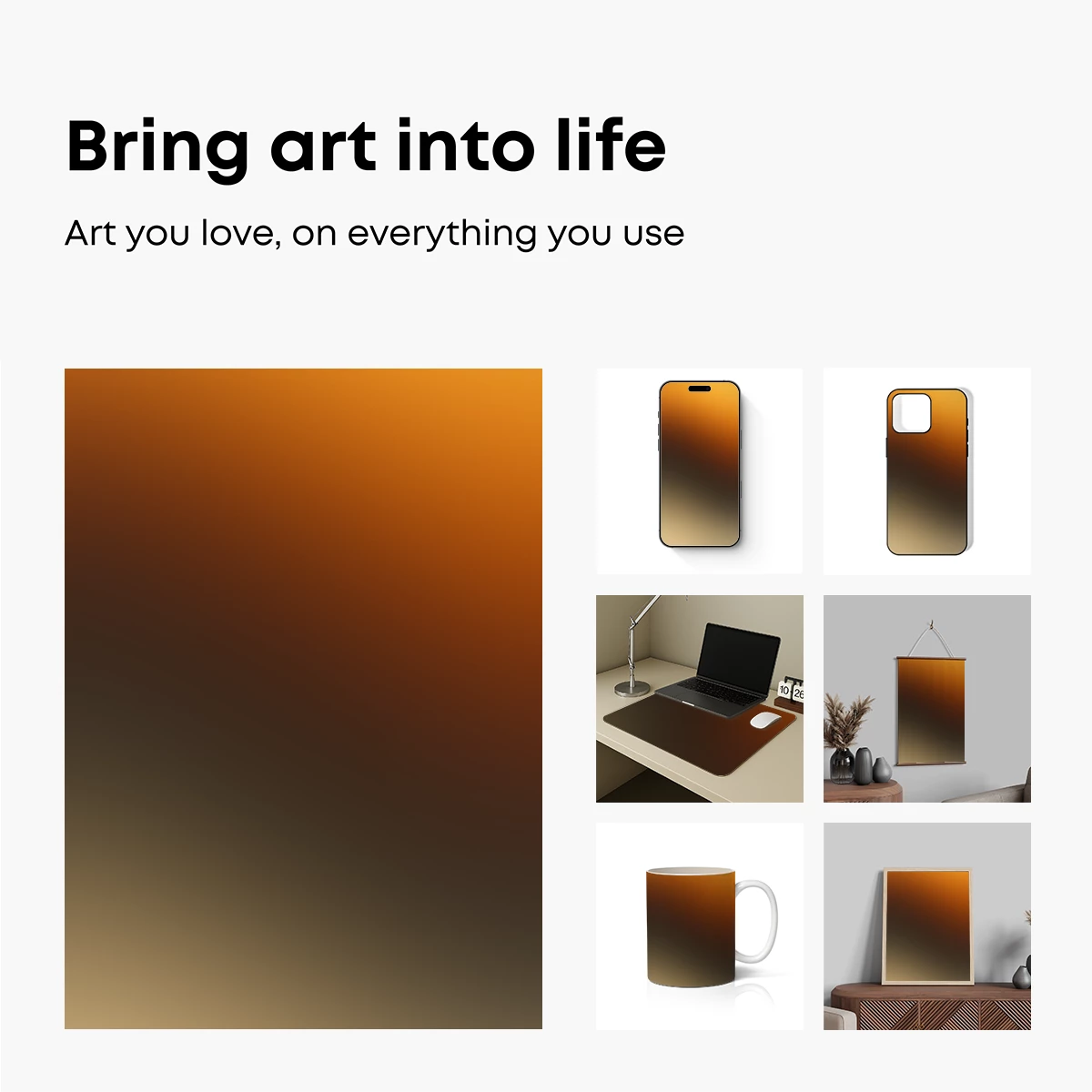 Golden Gradient Elegance - Image 2