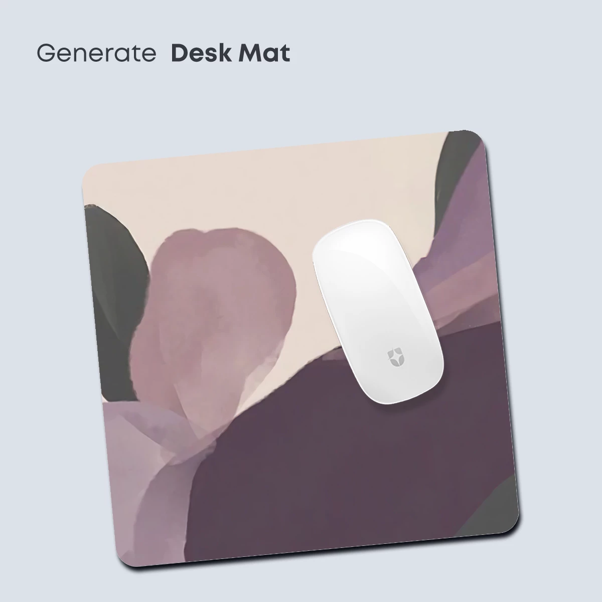 Abstract Blossom: Soft Hues and Curved Forms - Image 4