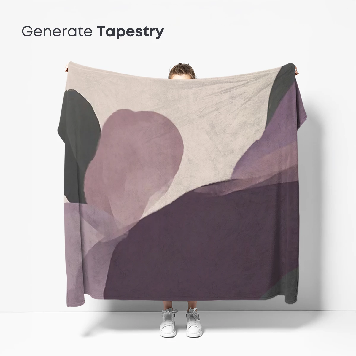 Abstract Blossom: Soft Hues and Curved Forms - Image 5