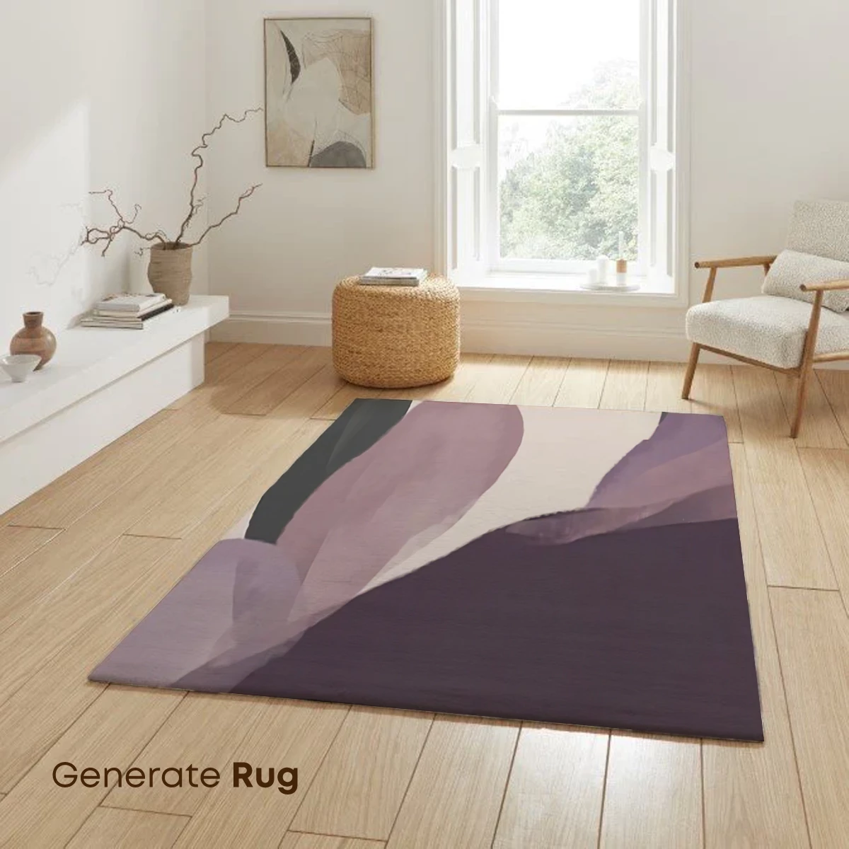 Abstract Blossom: Soft Hues and Curved Forms - Image 6