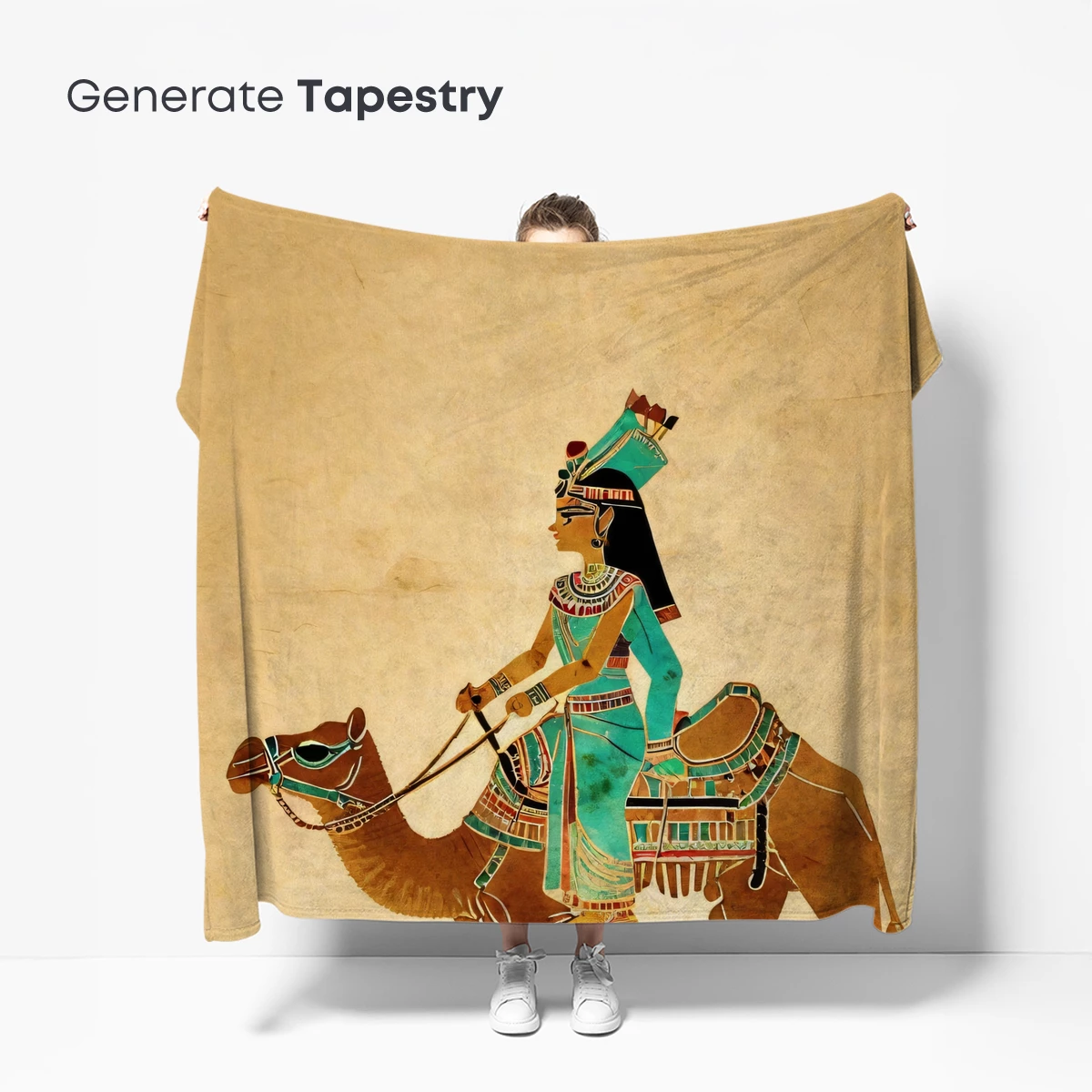 Eternal Desert Rider: Ancient Egyptian Elegance - Image 5