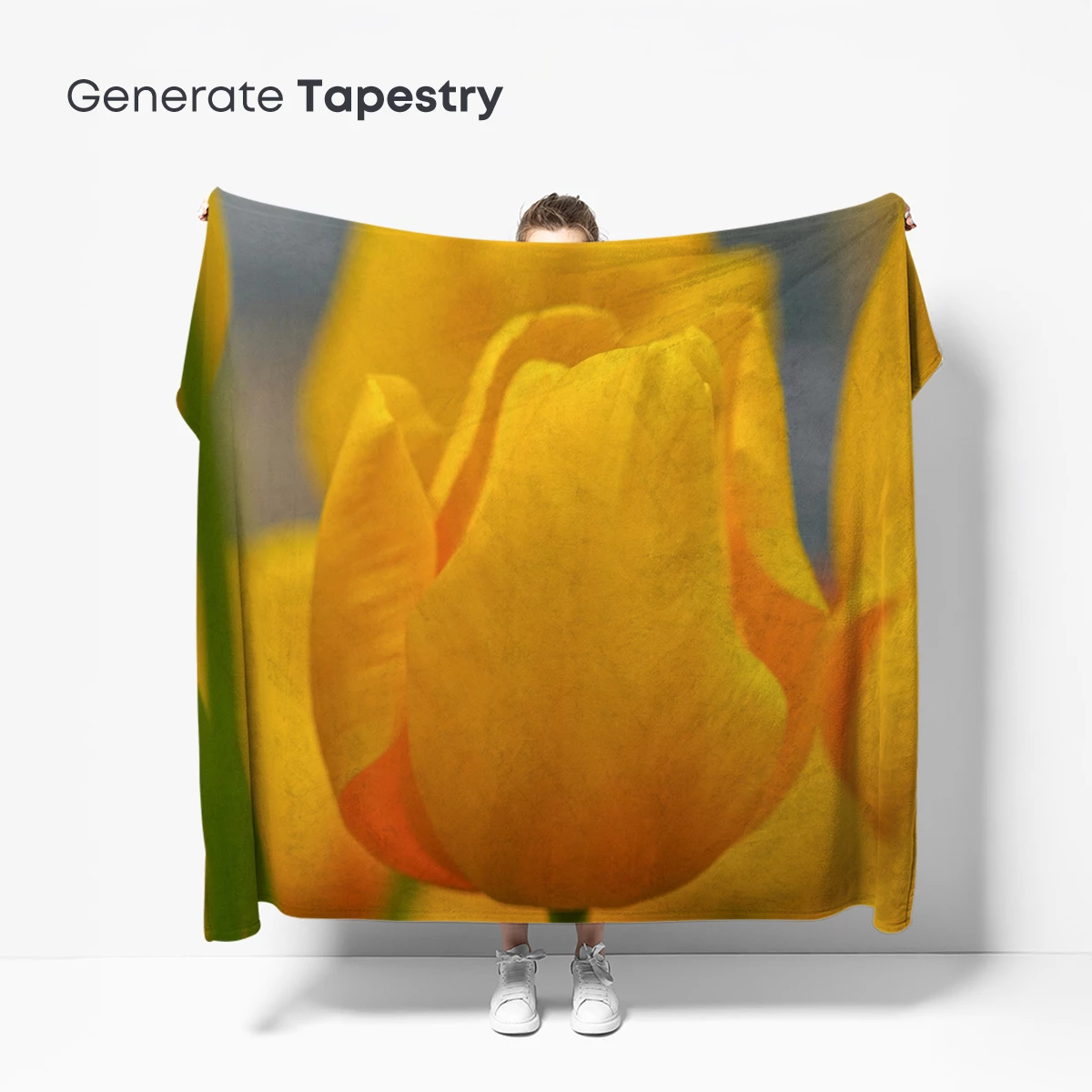 Golden Tulip Symphony: Vibrant Yellow Elegance - Image 5