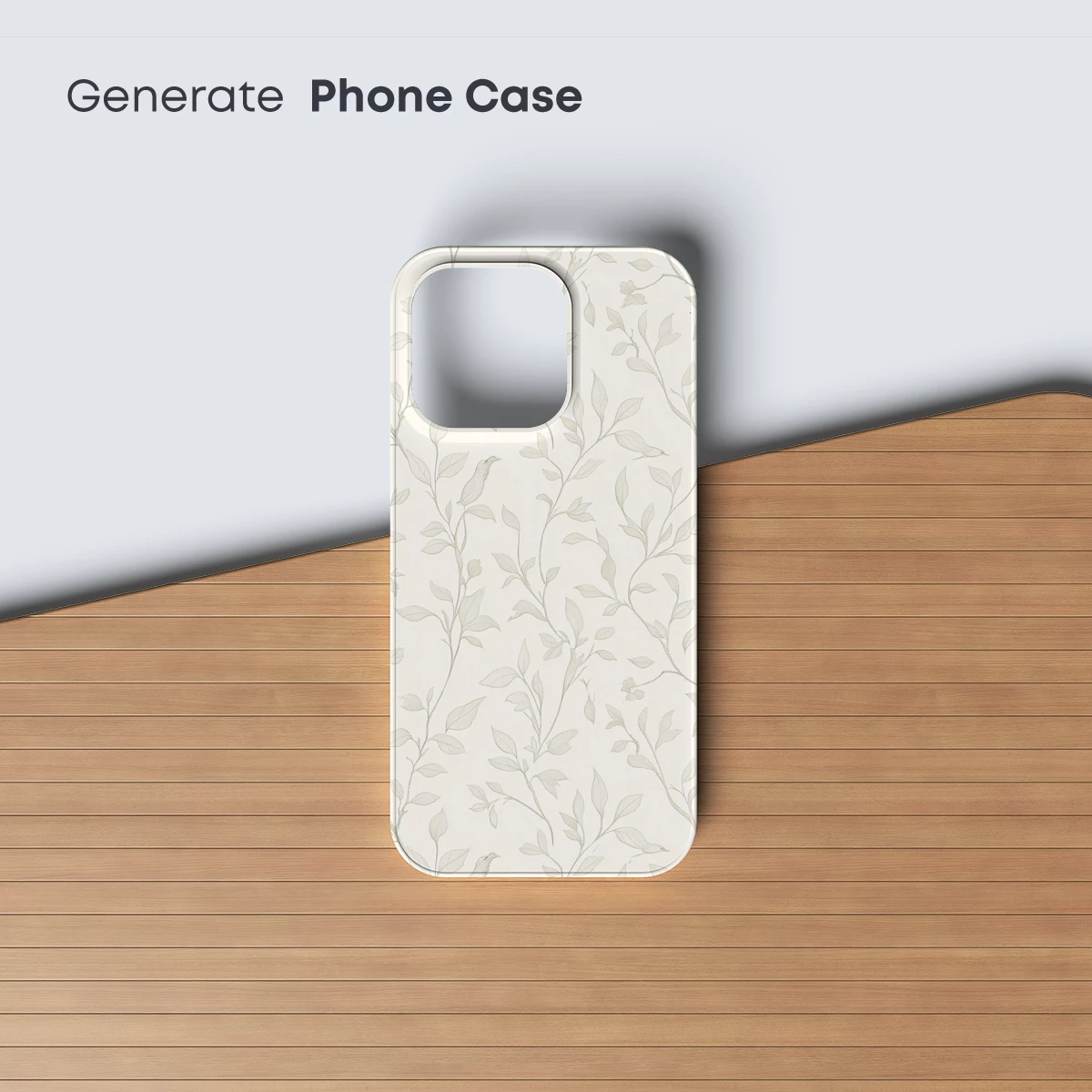 Elegant Vine Whisper: Delicate Leaf Trails - Image 3