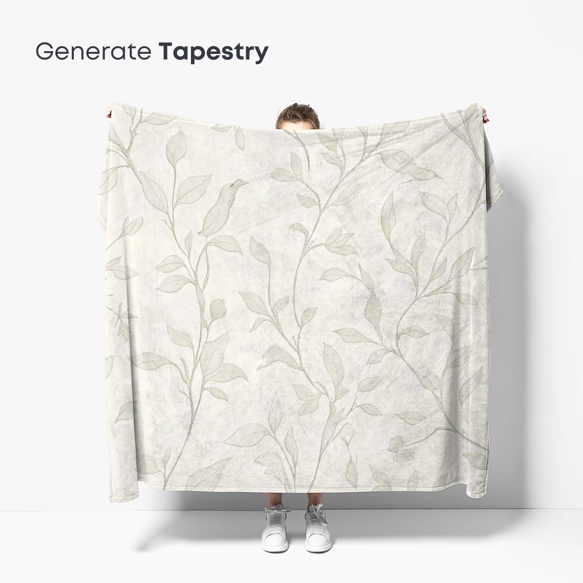 Elegant Vine Whisper: Delicate Leaf Trails - Image 5