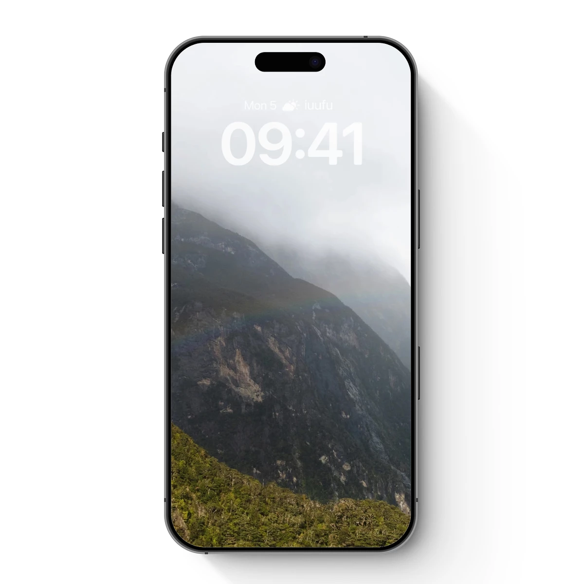 Misty Mountain Rainbow: Nature's Ethereal Palette