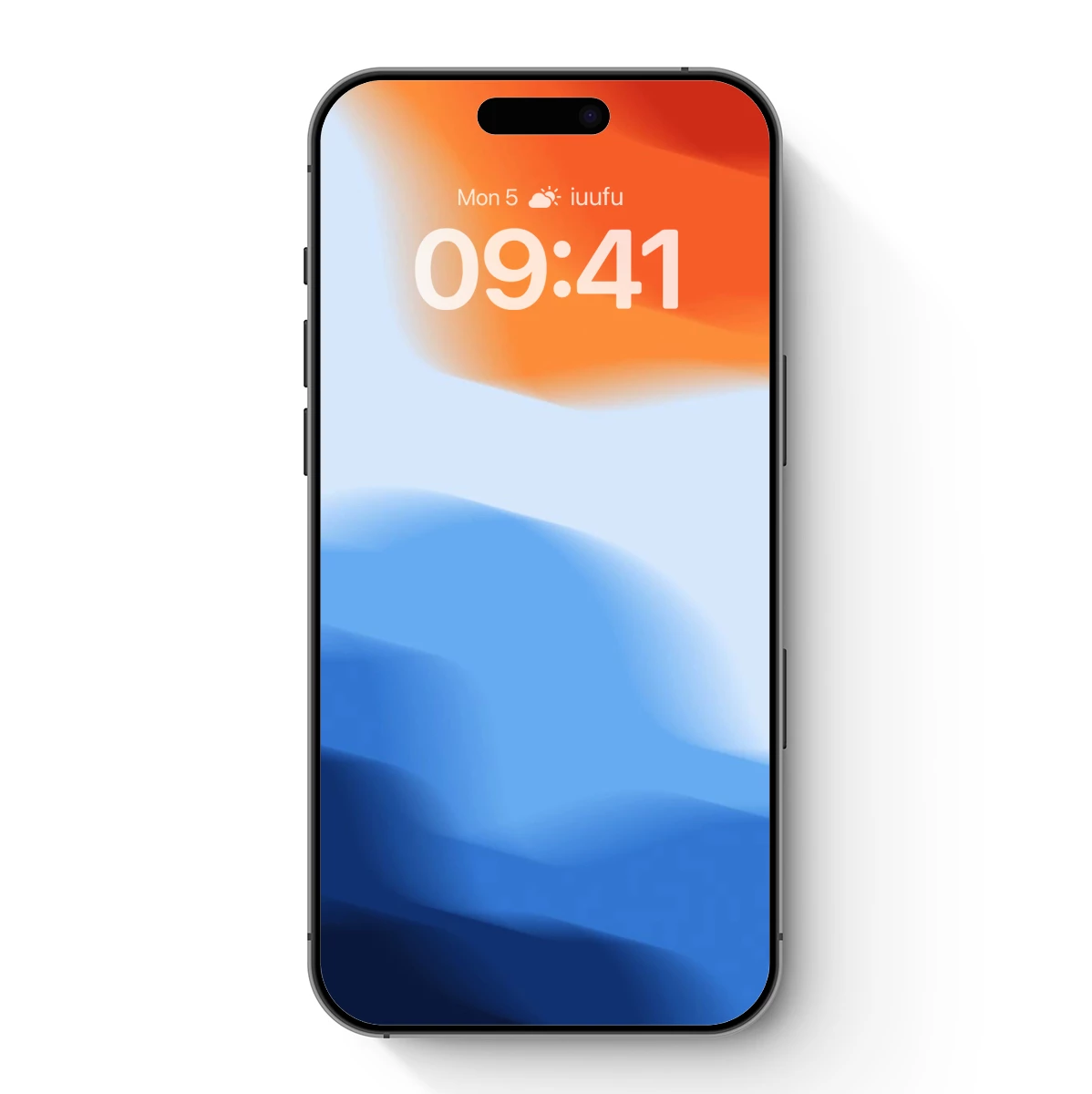 Fluid Chromatics: Orange and Blue Harmony