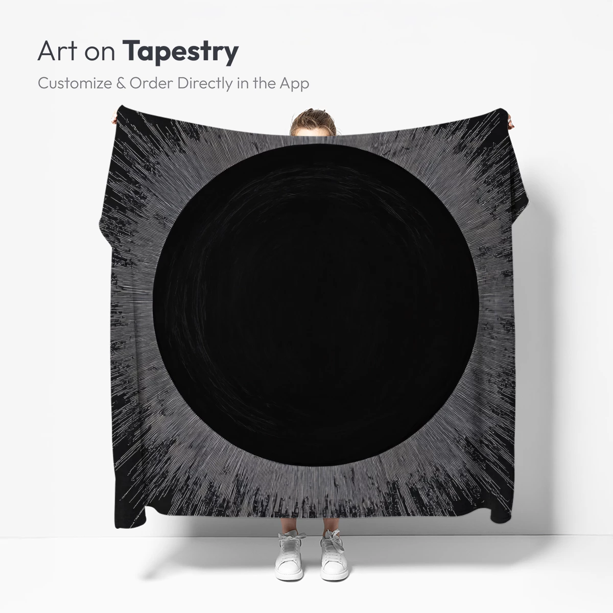 Eclipse Burst: Cosmic Radiance in Monochrome - Image 5