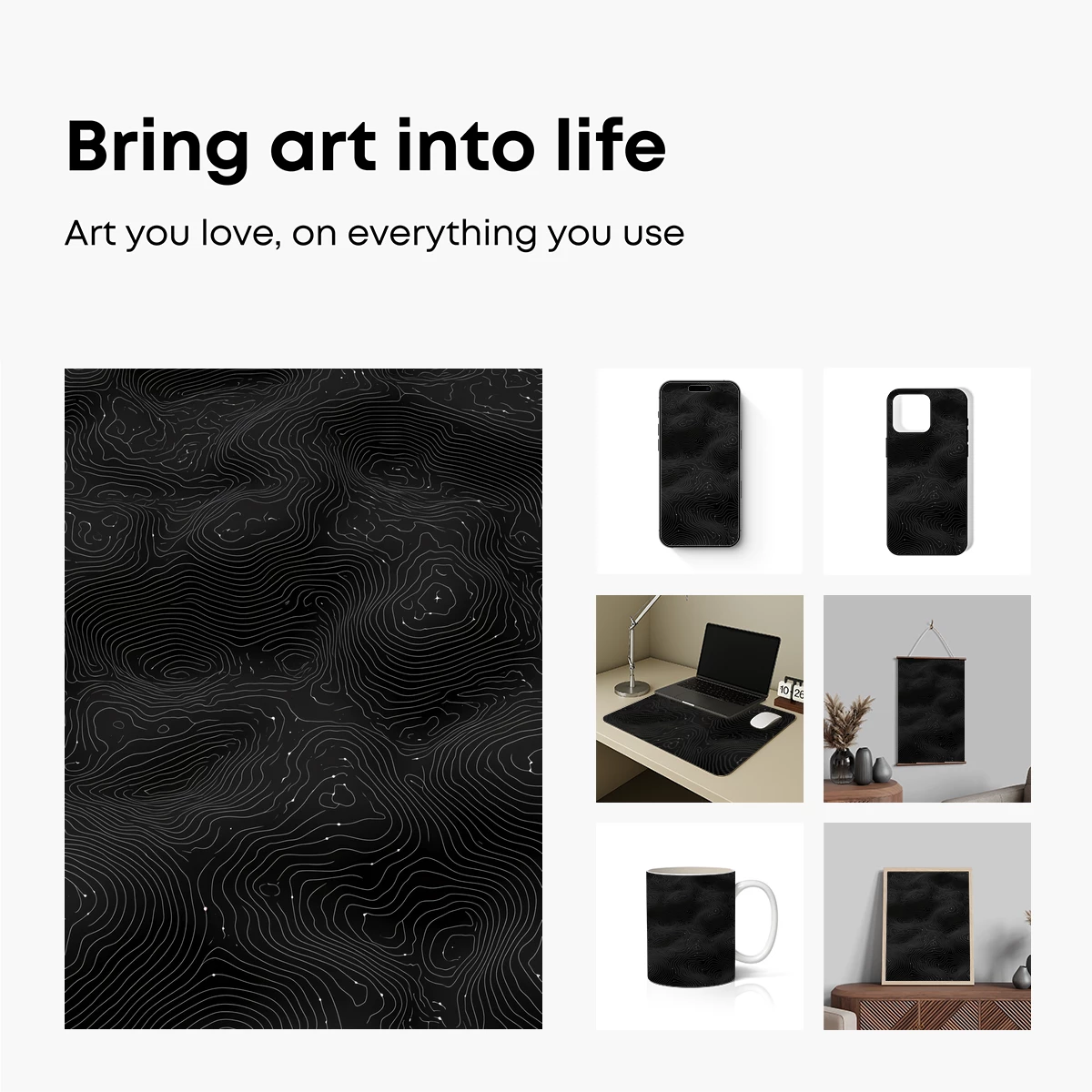 Ethereal Contour Whispers: A Topographic Odyssey - Image 2