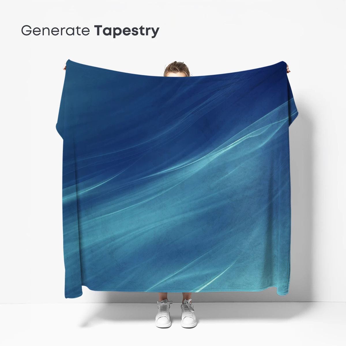 Ethereal Blue Waves: A Digital Symphony of Flow - Image 5