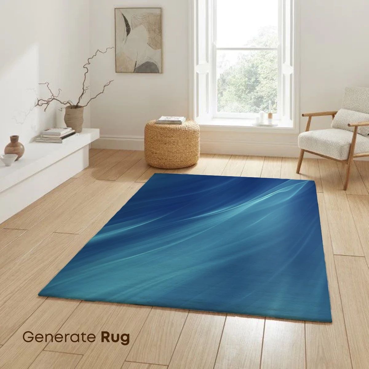 Ethereal Blue Waves: A Digital Symphony of Flow - Image 6