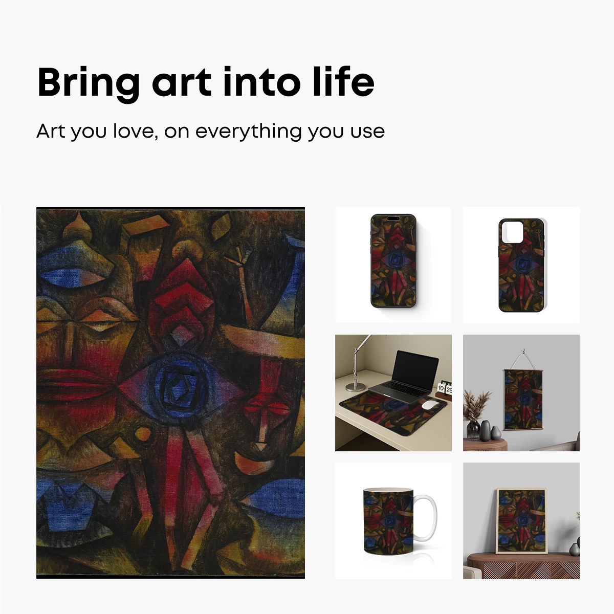 Cubist Faces: Geometric Emotions in Abstract Harmony - Image 2