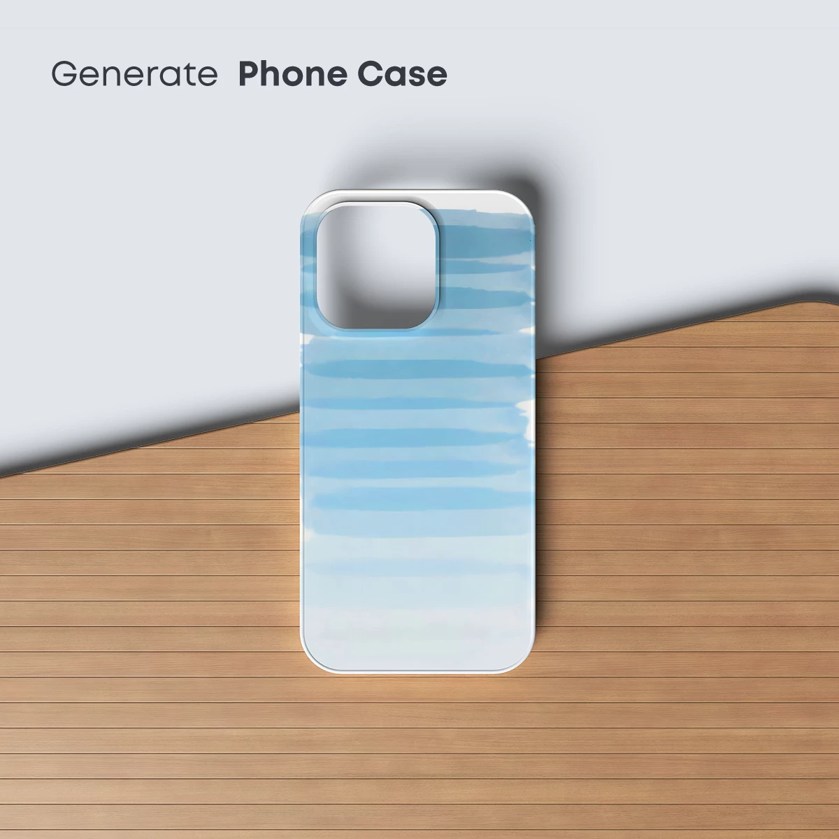 Ethereal Blue Strata: A Watercolor Symphony - Image 3