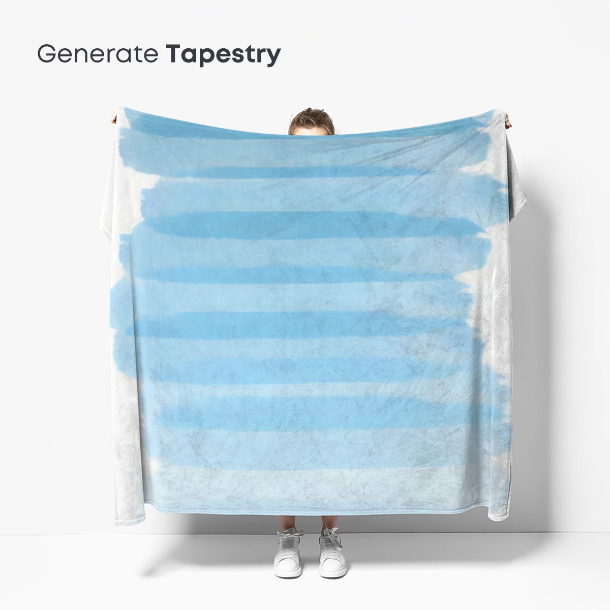 Ethereal Blue Strata: A Watercolor Symphony - Image 5