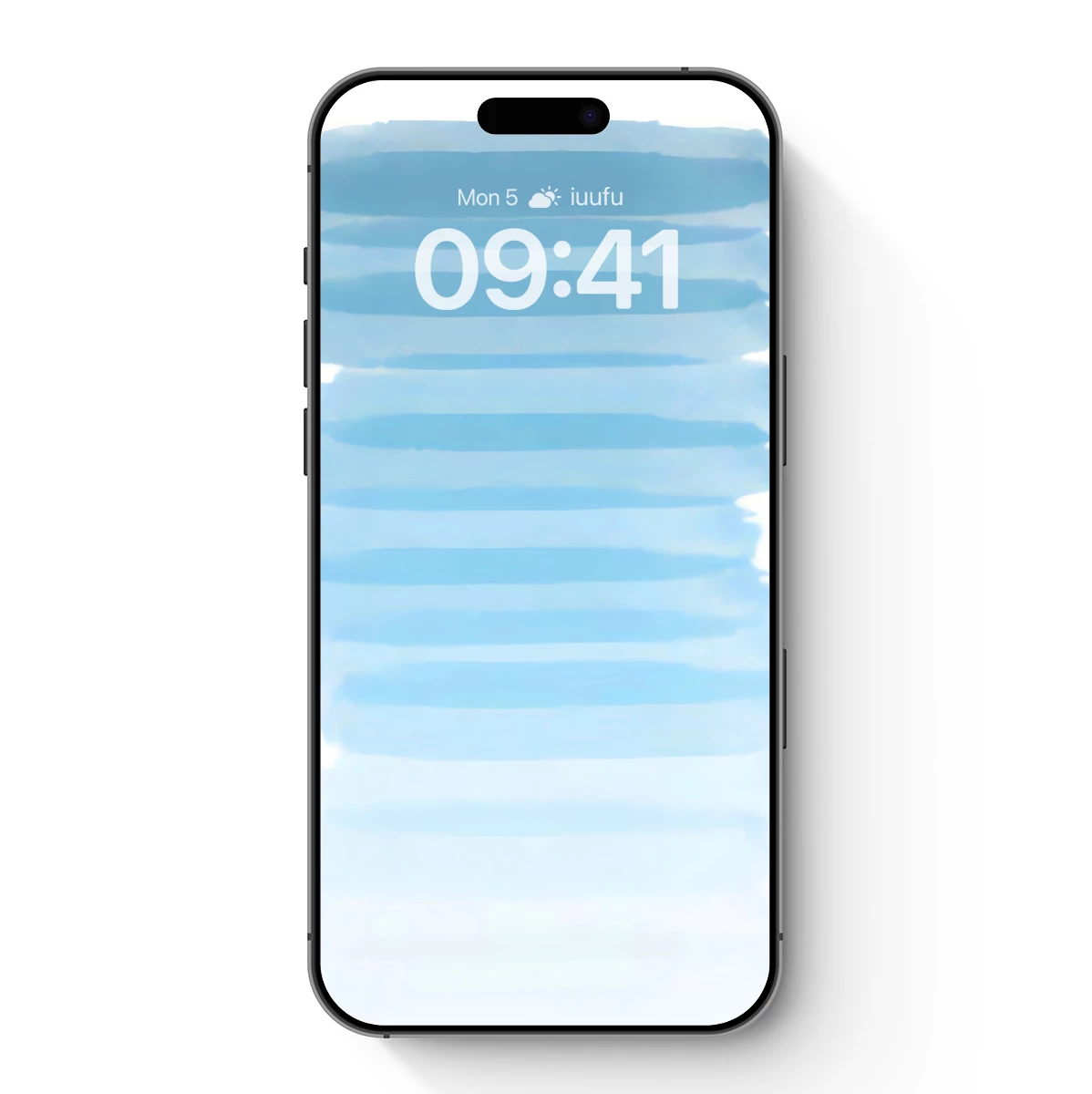 Ethereal Blue Strata: A Watercolor Symphony