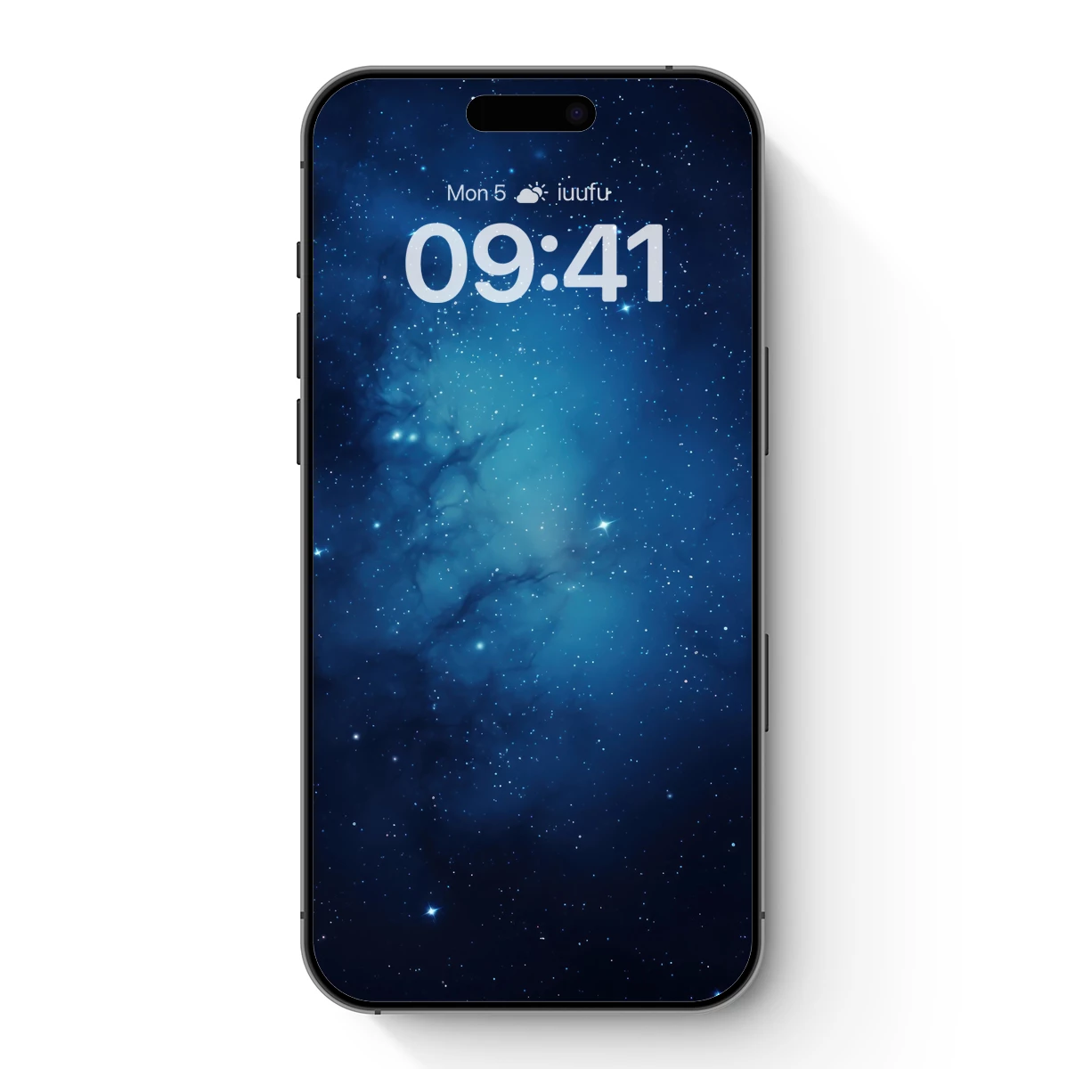 Cosmic Nebula Dream: Starlit Blue Abyss