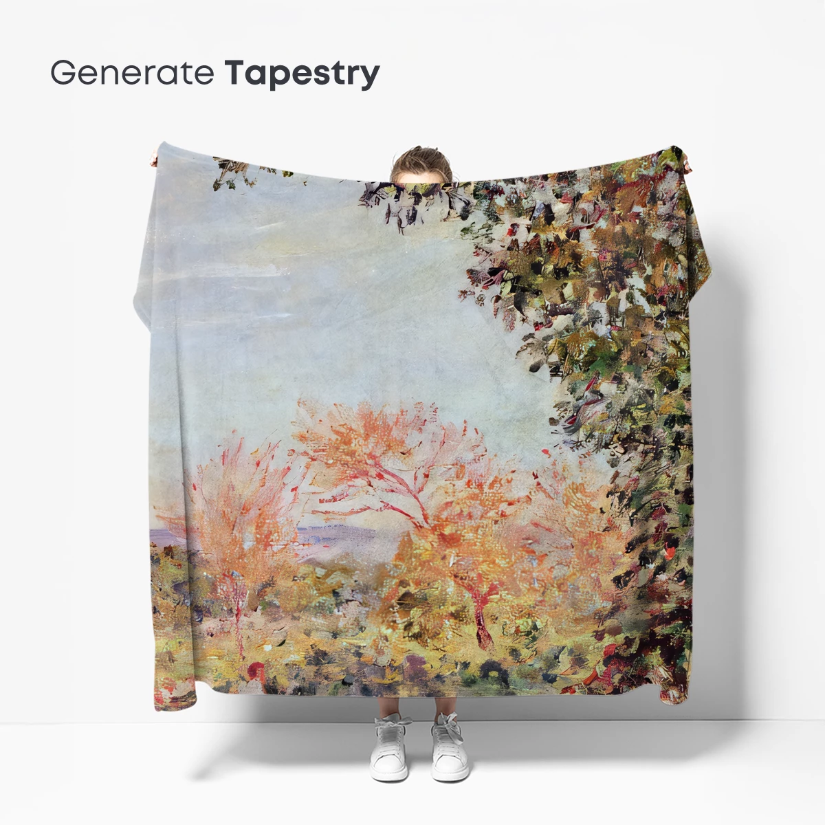 Autumn's Palette: Impressionist Landscape - Image 5