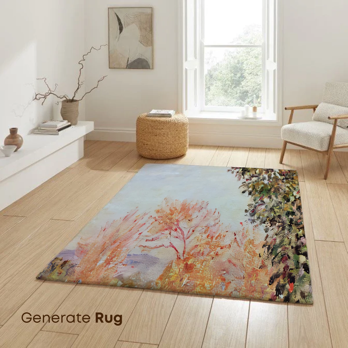 Autumn's Palette: Impressionist Landscape - Image 6