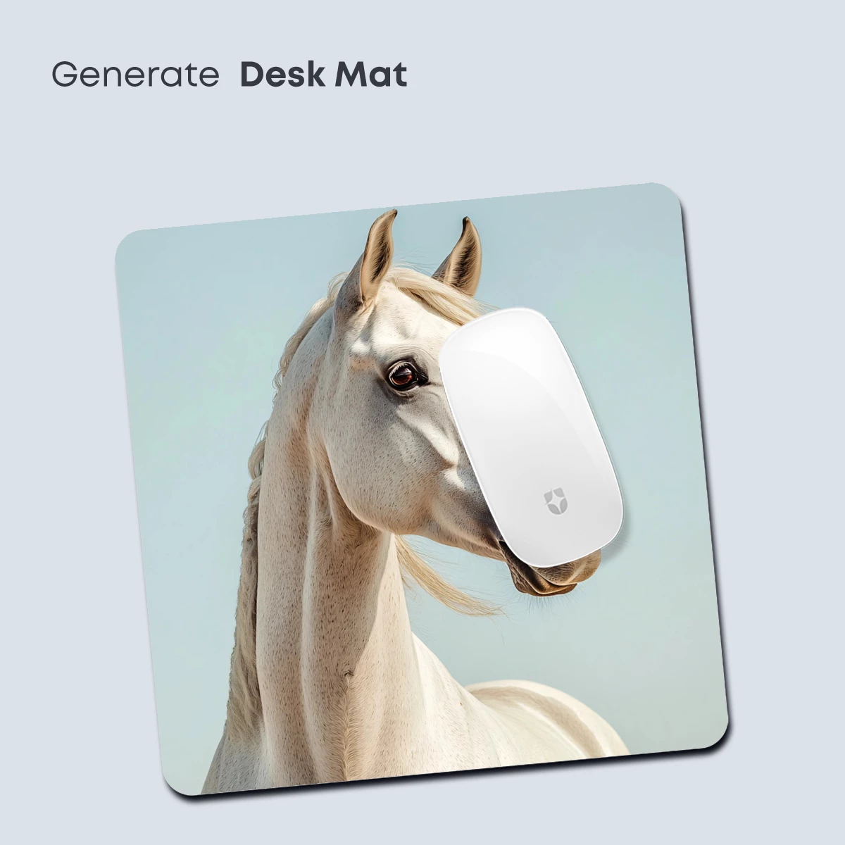 Elegant White Stallion Against Serene Sky - Image 4