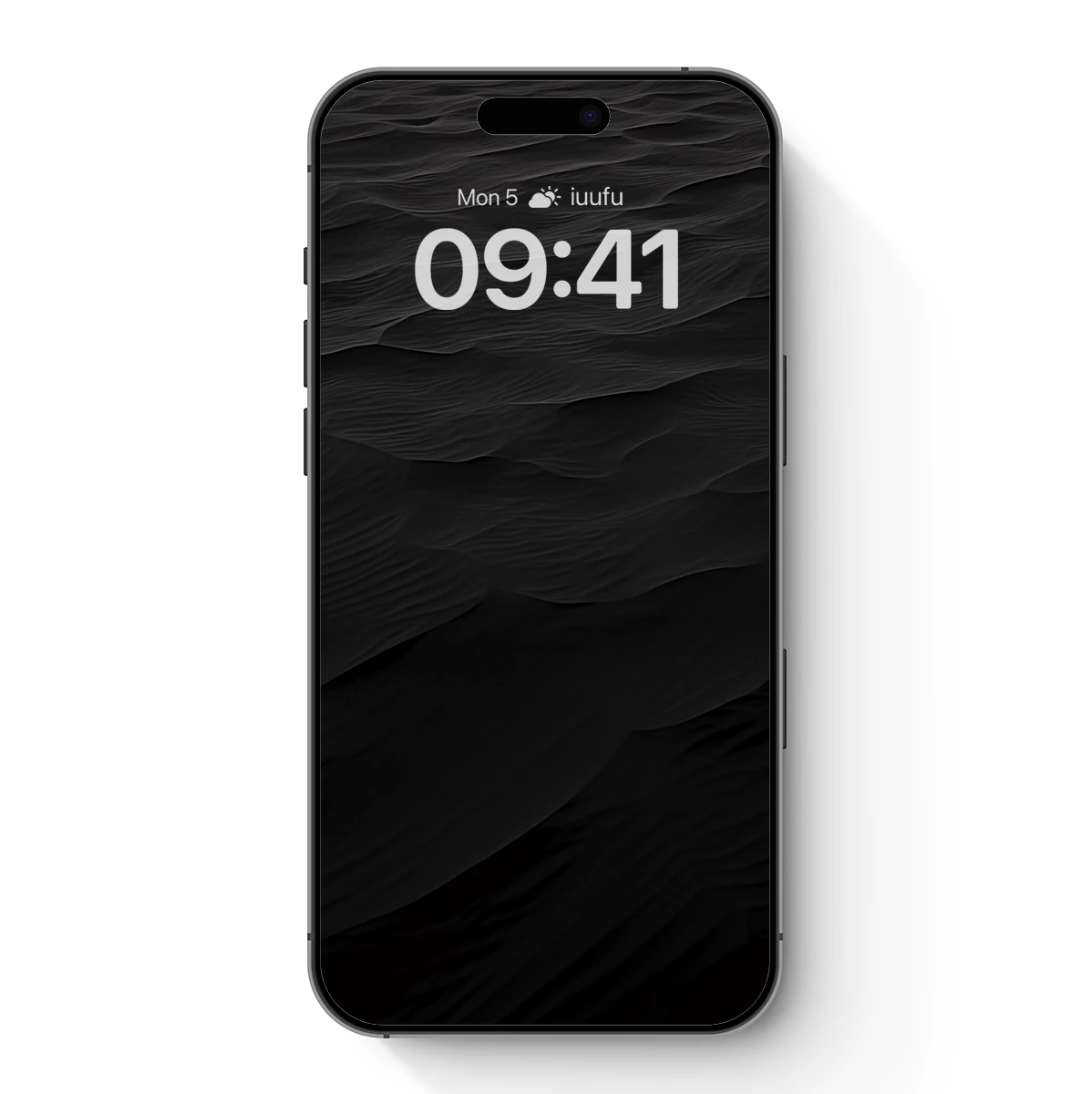 Ethereal Black Waves: A Study in Shadow and Form