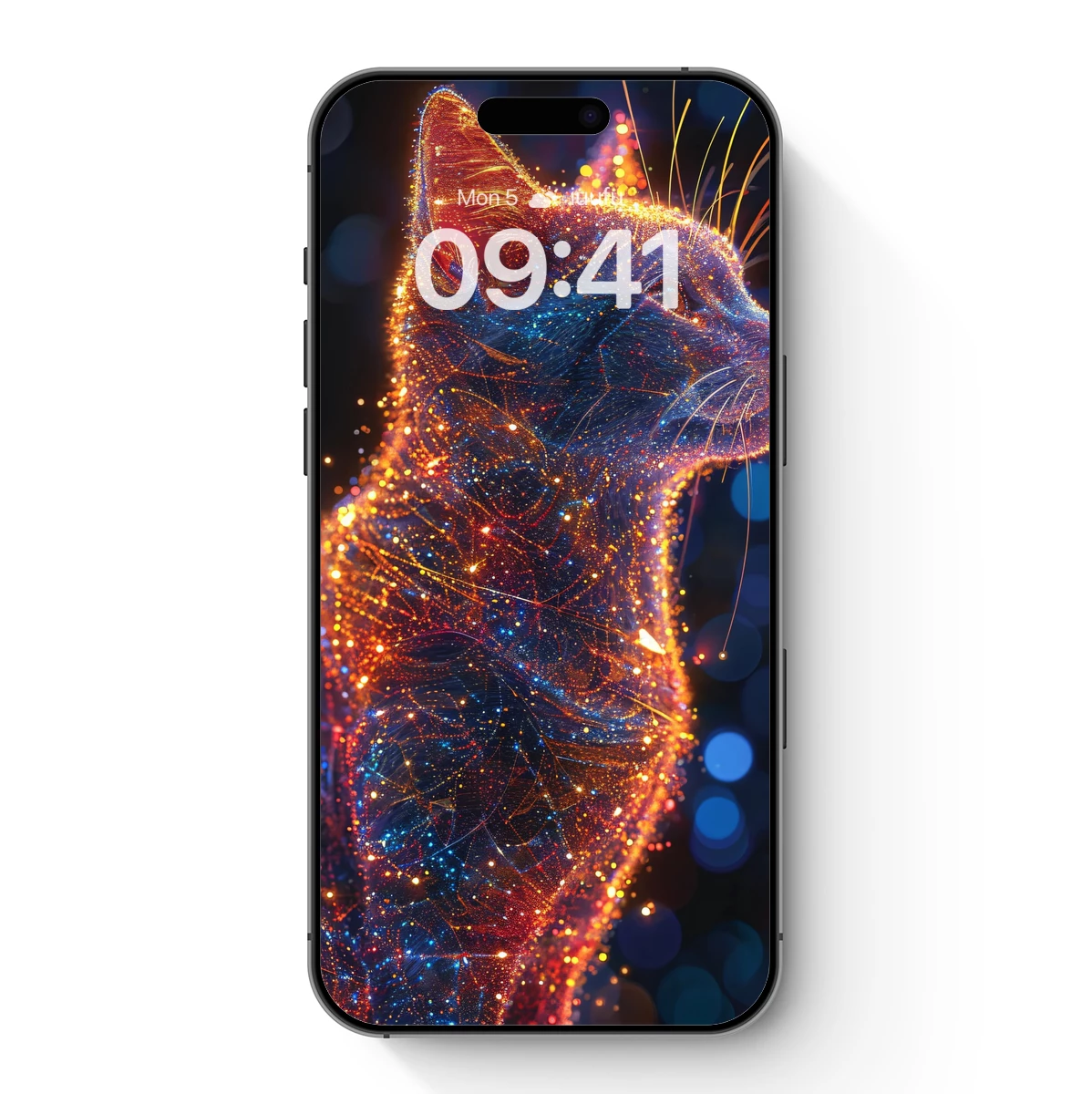 Cosmic Cat: Glittering Constellation Fur