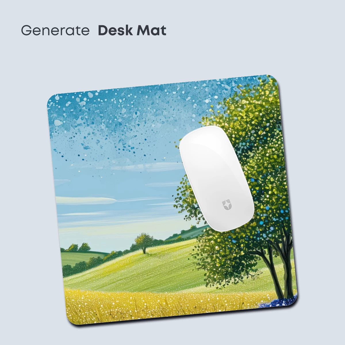 Enchanted Floral Landscape: A Vivid Spring Symphony - Image 4