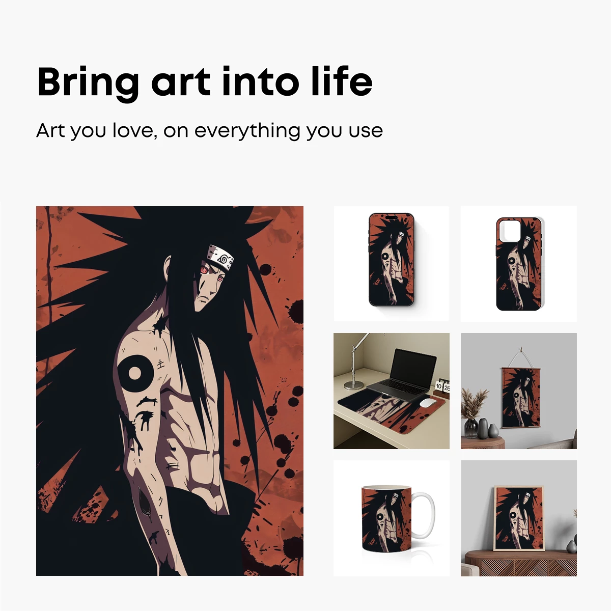 Eternal Shinobi: Red-Eyed Warrior in Shadows - Image 2