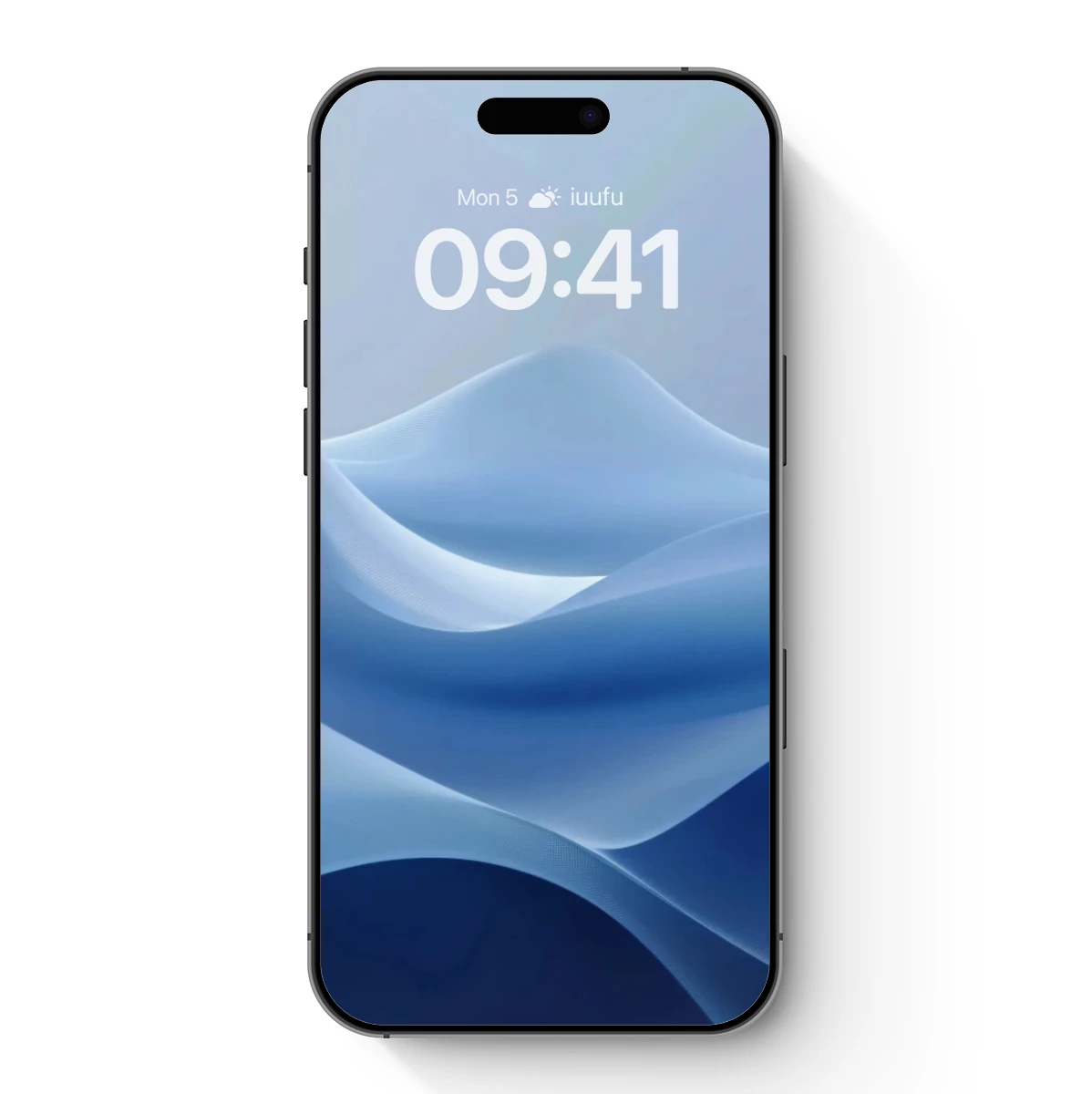 Ethereal Blue Waves: A Digital Sculpture of Flowing Fabric