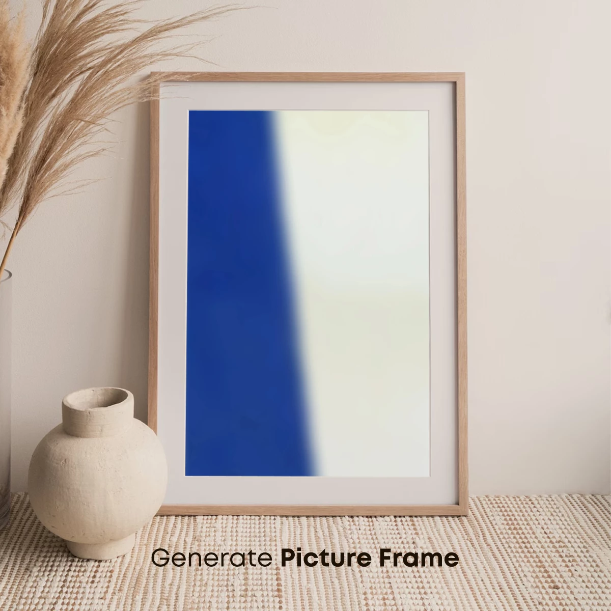 Blue Divide: Abstract Minimalism - Image 7
