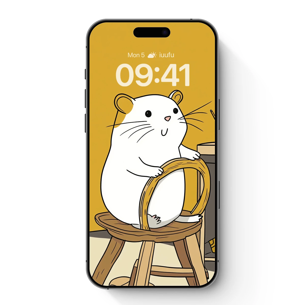 Chubby Hamster Chef: Whimsical Kitchen Art