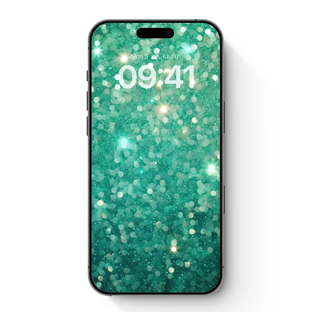 Aquamarine Glitter Galaxy