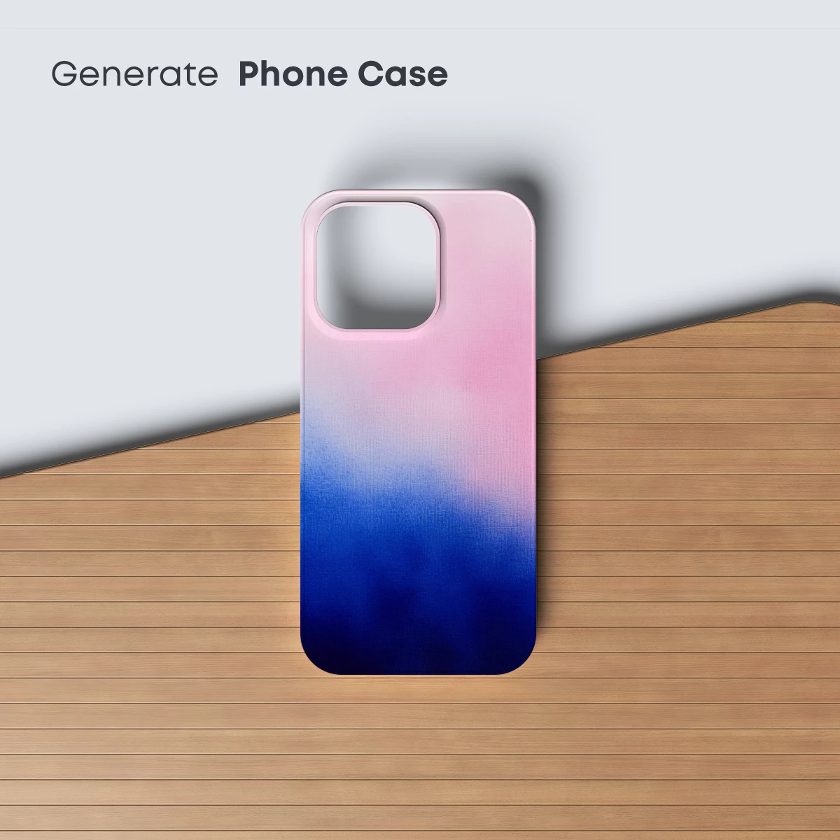 Misty Dawn Gradient: Pink and Blue Ethereal Blend - Image 3