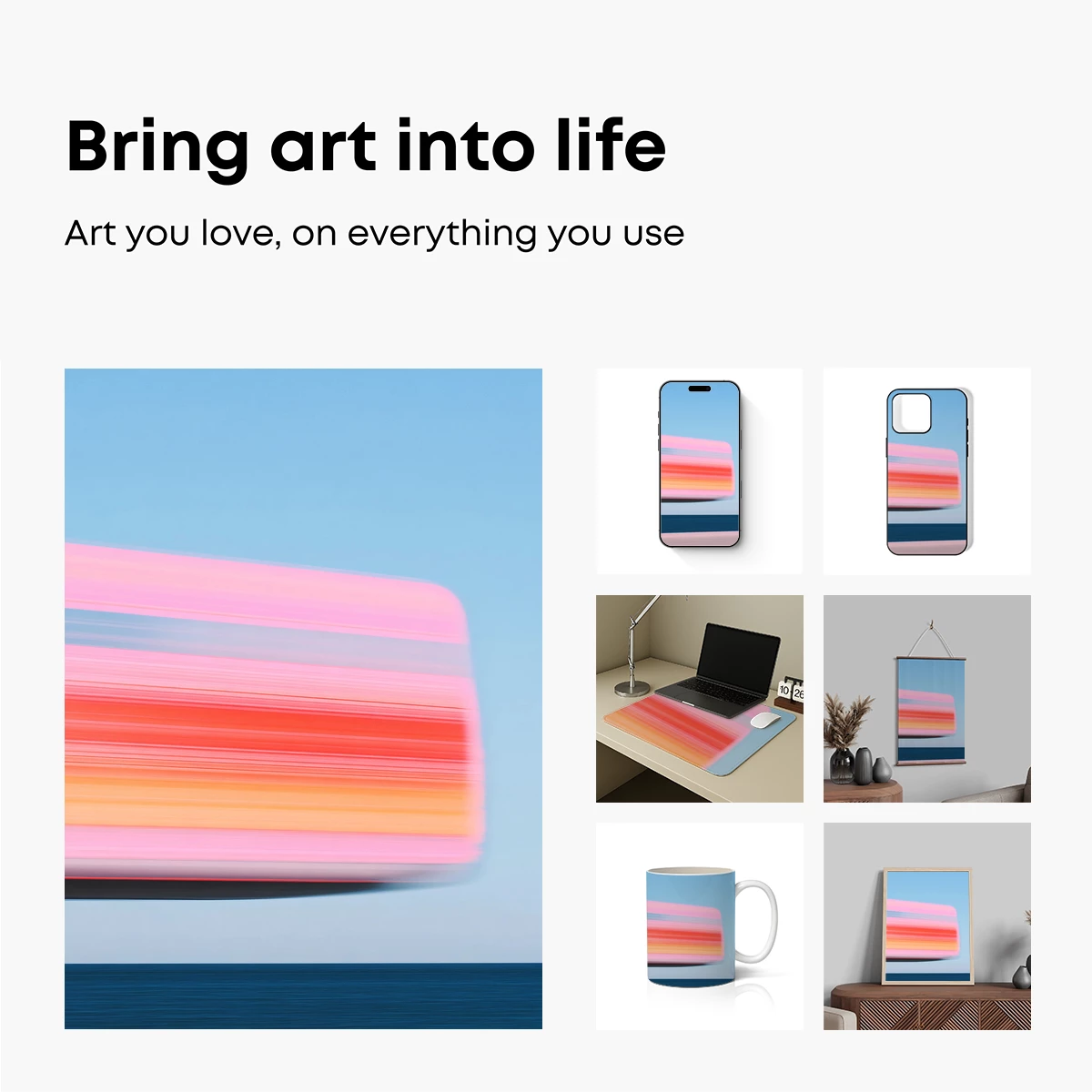 Blurred Horizon: Kinetic Color Symphony - Image 2